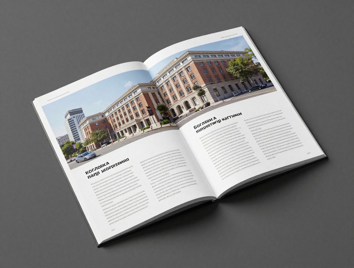 Коллекция брошюр с минималистичным шрифтовым оформлением, монохромная палитра, деловой стиль